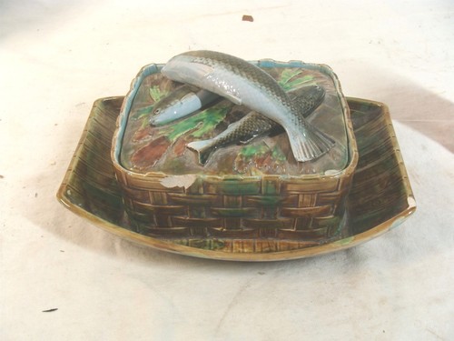 Antique george jones - antique, majolica