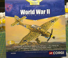 CORGI AVIATION ARCHIVE 1:72 JUNKERS Ju-87B-2 STUKA - III./StG III LIBYA AA32504