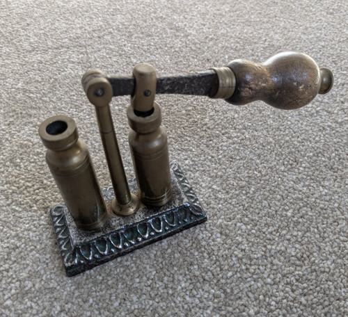 Antique brass cartridge - brass,
