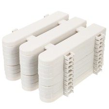 10 Pcs White Picket Fence for Christmas Tree Decorative Border The Mesh UK