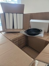 Set of 6 Black Stoneware