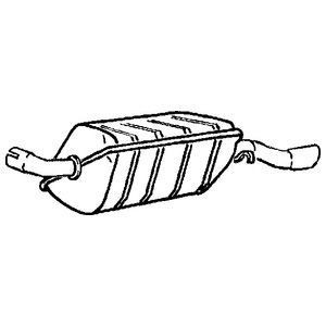 Klarius tail pipe with back - tail,