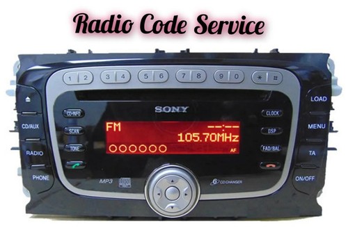 Ford radio pin code service - radio,