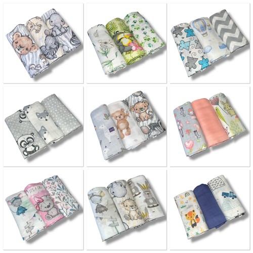 3pack large printed muslin - ✅,