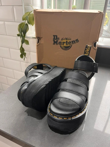 Martens black platform - black,