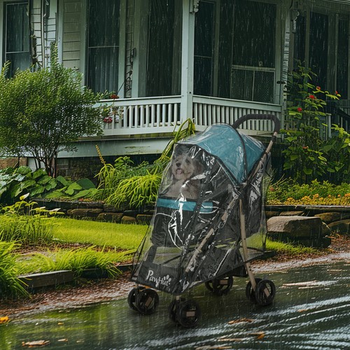 Pawhut pet stroller - pawhut,