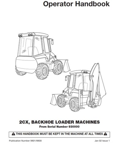 Jcb 2cx backhoe loader - jcb,