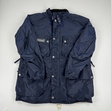 Belstaff trailmaster waterproof jacket heritage style men’s large blue metallic