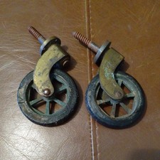 Pair Large Heavy Duty Brass