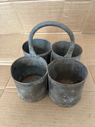 Vintage pot iron quad - vintage,