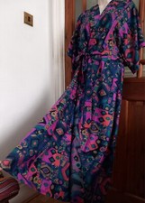 Vtg 70s 80s Kimono Dressing