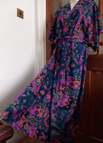 Vtg 70s 80s kimono dressing - vtg,