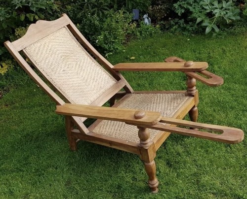 Vintage plantation chair teak - vintage,