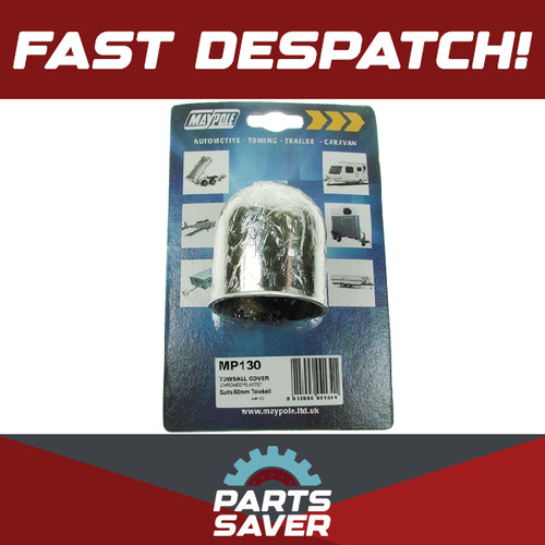 Chromed tow ball cap 130 - chromed,