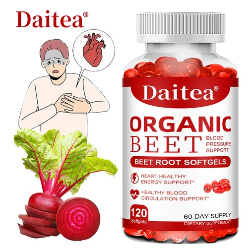 Organic beet capsules - beet, supports