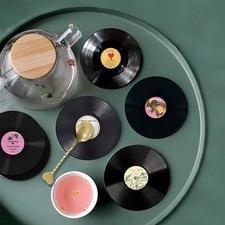 set of 6, wooden, ` Vinyl