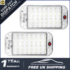 2x 12V 24V White Ceiling Roof