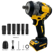 1/2" For Dewalt XR DCB 18V 20V Battery Brushless Wrench Electric Impact Wrench