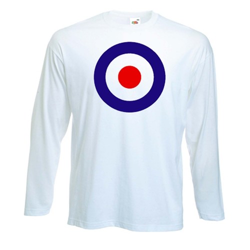 Mod target long sleeve shirt - target, t-shirt