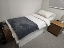 Trundle Bed 2-in-1 White with