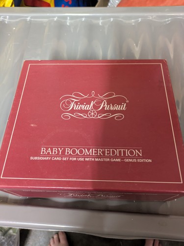 Trivial pursuit baby boomer - pursuit,