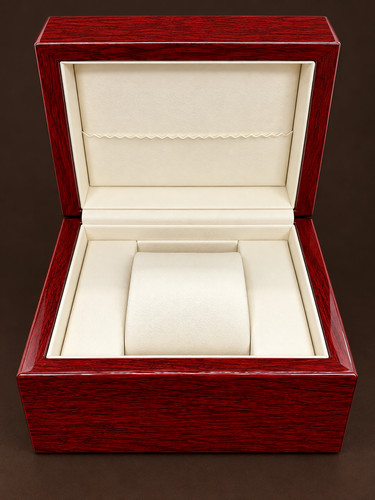 Luxury wooden watch - watch, red