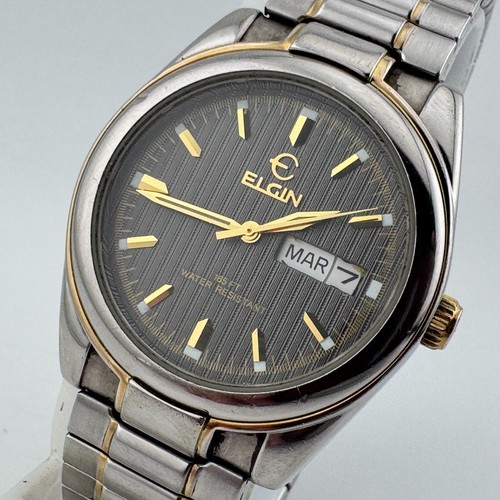 Vintage elgin quartz - watch, men