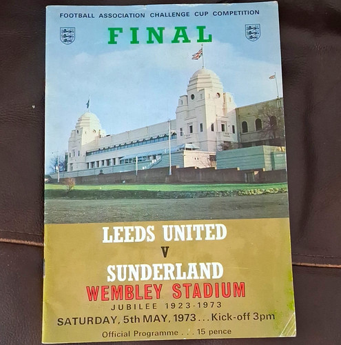 Cup final programme leeds - programme,