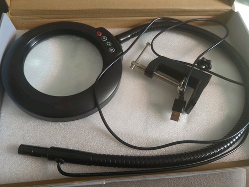 Led magnifying lamp - led, clamp