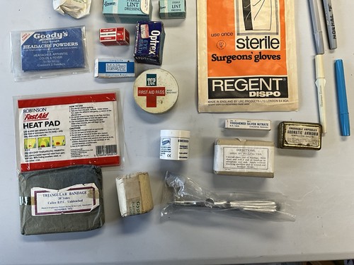 Vintage medical first aid box - first,