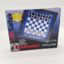 Kasparov Atlas Electronic Chess Computer 1998 Board Game 100% Complete Good 7+