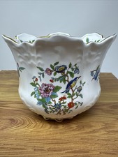 Aynsley Pembroke Planter Pot Floral Stamped