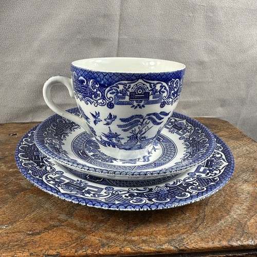 Old willow ironstone - willow, tea