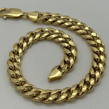 375 9ct Solid Gold 8mm Miami