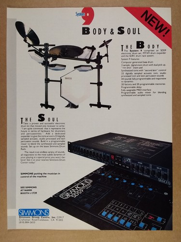 1987 simmons sds9 system - sds9, 9