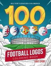100 Logos Football Colouring