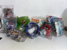 Sealed McDonalds Burger King Happy Meal  & Cereal Toys X9 from 1990’s 2000’s  b1