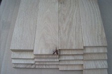 Planed Oak or Iroko strips, timber planks wood, 20 Pieces @ 210mm X 60mm X 8mm