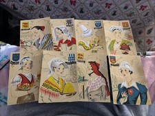 CARTE POSTALE FRANCE REGION French Lady Postcards Lot Of “8” Never Used