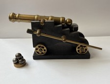 1960s Solid Brass & Wood Model