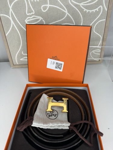 Hermes reversible belt in - h,