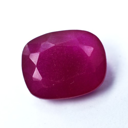 Ruby red cushion cut precious - red,
