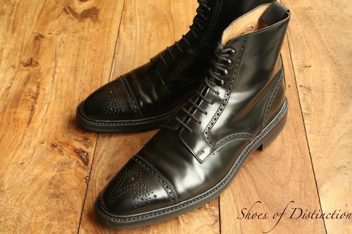 Crockett jones black derby - &,