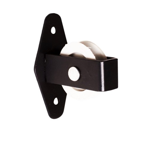 Pulley single upright black - pulley,