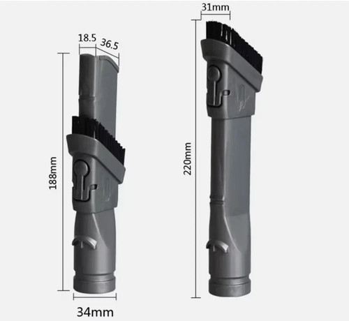 Combination crevice brush - combination,