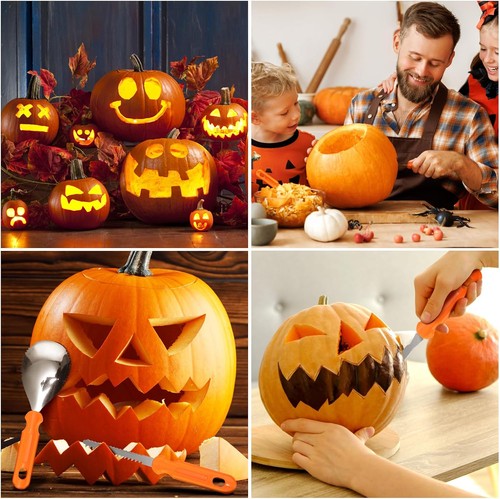 Halloween pumpkin carving kit - pumpkin,