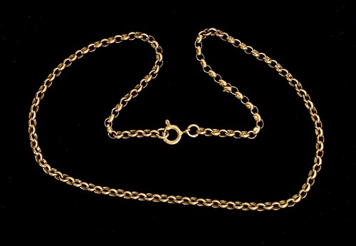 9ct gold belcher - belcher, collar