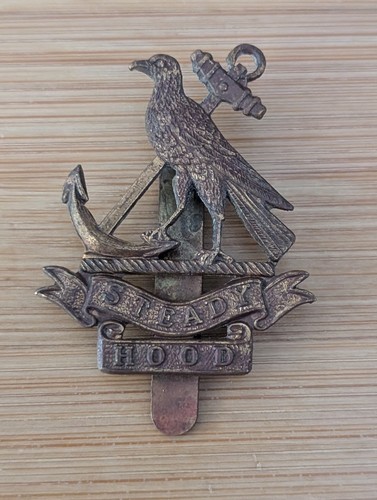 Cap badge royal naval - royal, division