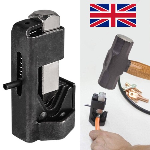 Battery cable hammer crimper - cable,