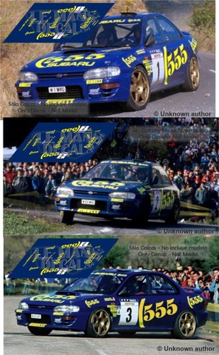Decals subaru impreza - subaru, wrc